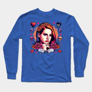 Lana Del Rey - 90s Neon Goth Long Sleeve T-Shirt